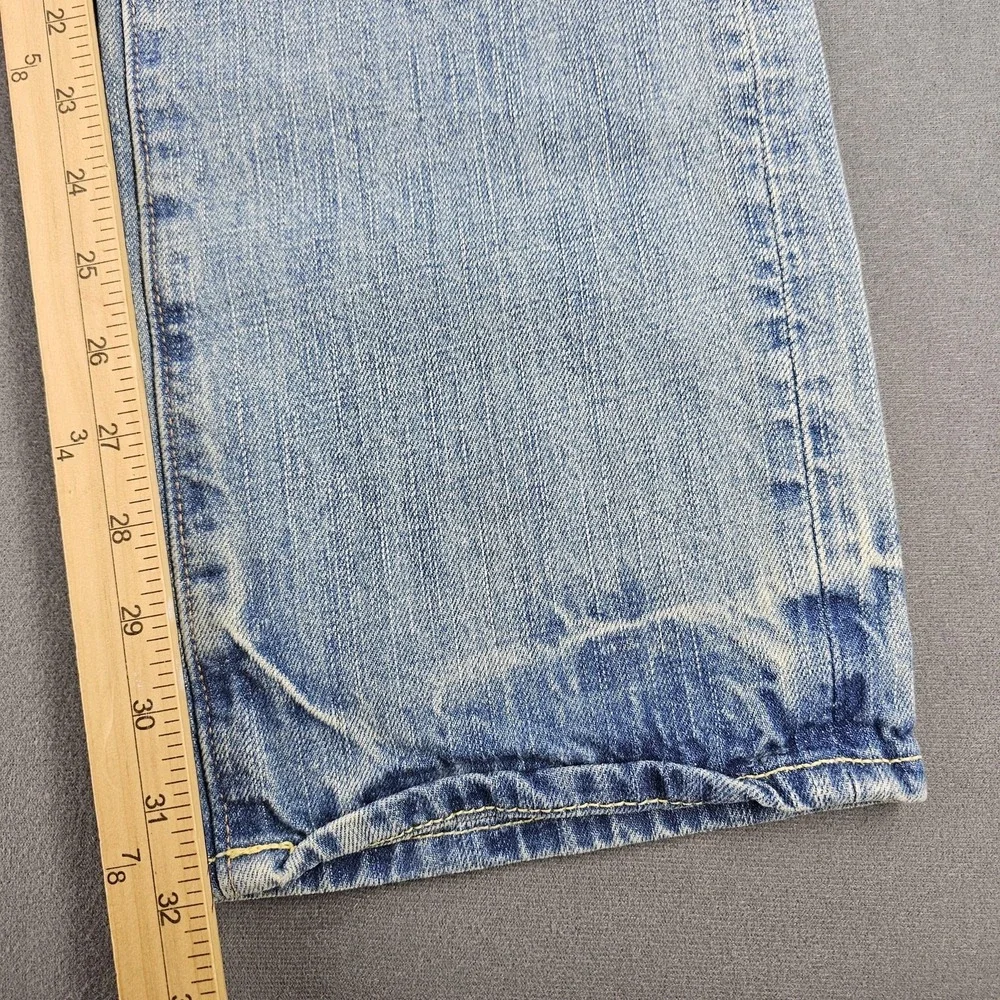 Abercrombie & Fitch Remsen Jeans Mens 32x32 Low Rise Slim Straight Button Fly